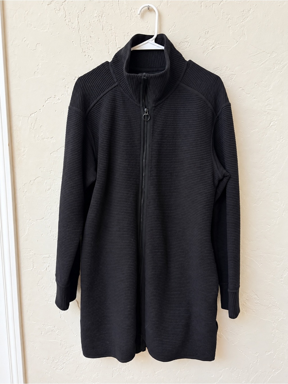 lululemon athletica Black Ribbed Full-Zip Women's Jacket